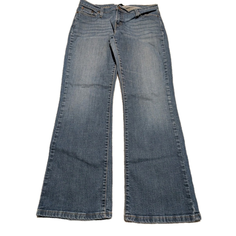 Levi‎ Strauss Women's Stretch Low Rise Bootcut Blue Denim Jeans Size 16m 529